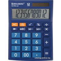 Бухгалтерский калькулятор BRAUBERG Ultra 12-BU 250492 (синий)