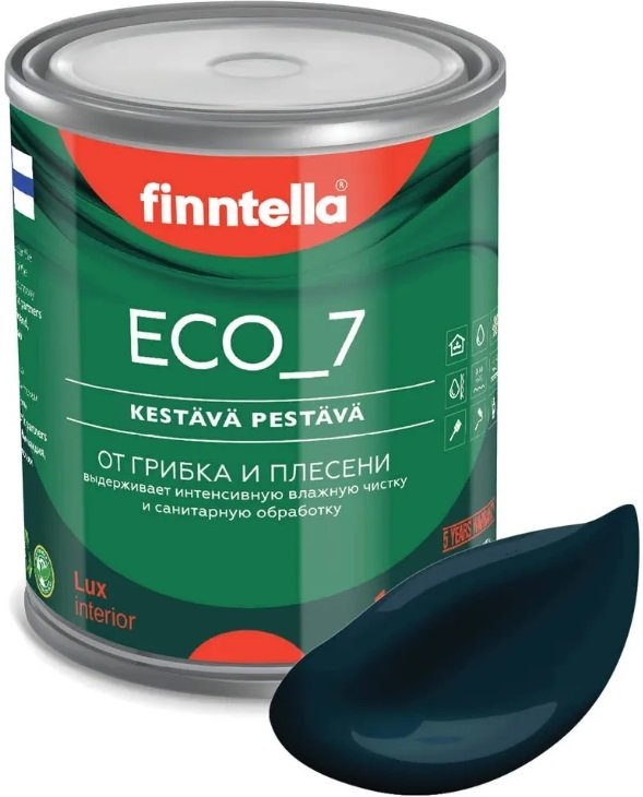 

Краска Finntella Eco 7 Ukonilma F-09-2-1-FL008 0.9 л (темно-сине-зеленый)