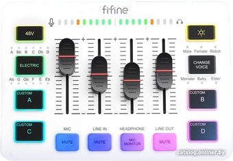 Микшерный пульт FIFINE SC3 (белый)