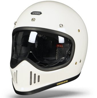 Мотошлем Shoei Ex-Zero Plain (XL, белый глянцевый)