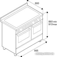 Кухонная плита Bertazzoni MAS106L2EXT