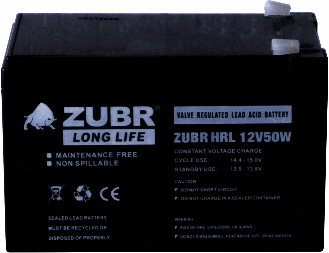 

Аккумулятор для ИБП Zubr HRL 12-50W 12V 12Ah