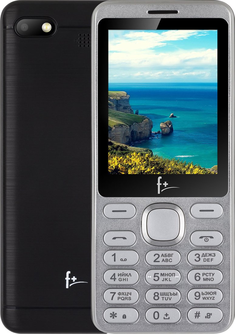 

Телефон F+ S286 (серебристый)