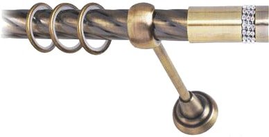 

Карниз для штор Lm Decor Имидж (антик, витая, 3.6м 25мм, 1 ряд)