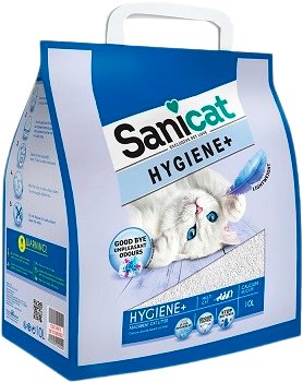 

Наполнитель для туалета Sanicat Hygiene + White 10л
