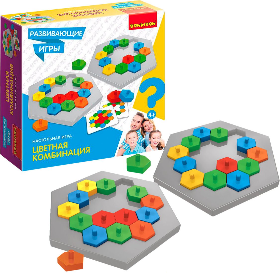 

Развивающая игра Bondibon Цветная комбинация ВВ5165