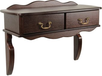 Консольный стол Мебелик Берже 20 (темно-коричневый)