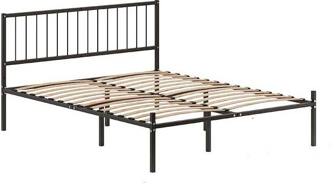 

Кровать Домаклево Металика В4 180x200 (черный)