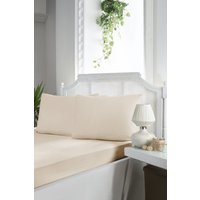 Простыня Karven с наволочками на резинке 180x200(+30см)/50x70(2) Р 904 v2 (кремовый)