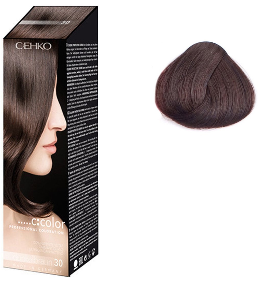 

Крем-краска для волос C:EHKO C:Color 30 (темный шатен)