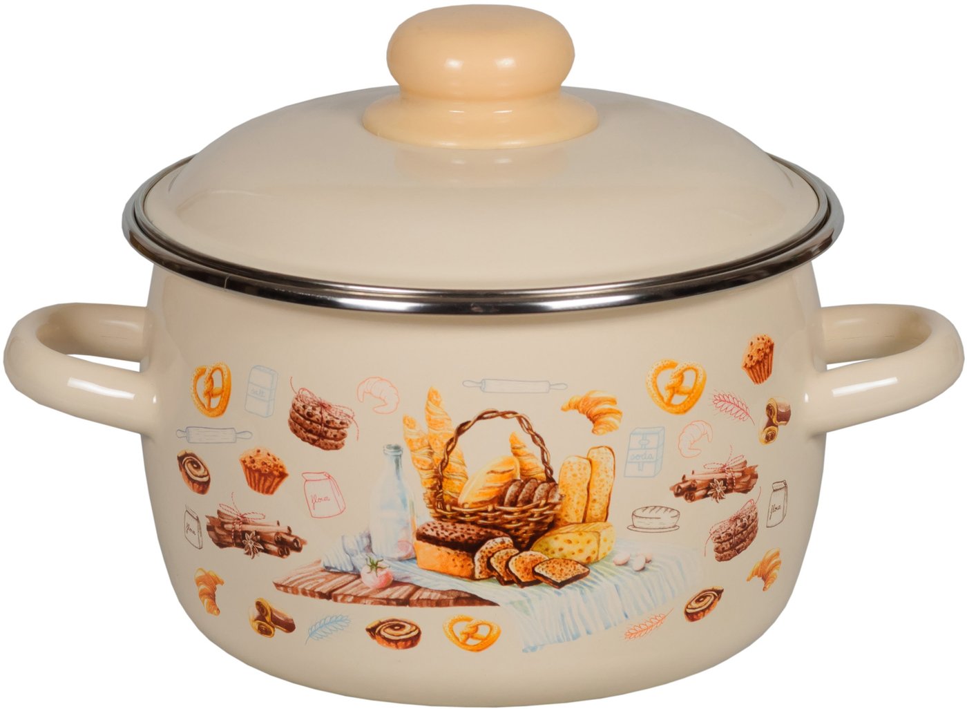 

Кастрюля СтальЭмаль Хлеб 1RC161М