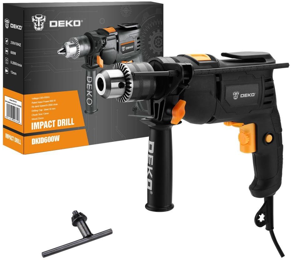 

Ударная дрель Deko DKID600W 063-4154
