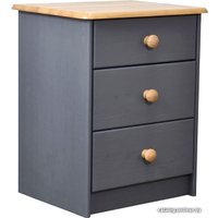 Тумба Диприз Хаба Д 1413.2 (серый воск/антик)