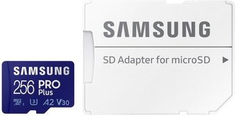 Samsung PRO Plus microSDXC 256GB (с адаптером)