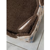 Лежак Lanatex 169 22178 (71x69x1.5, коричневый)