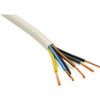 Провод силовой ВЭКЗ ПВС 5x1.5 (100 м, белый)
