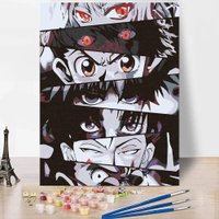 Картина по номерам Red Panda Охотник х Охотник Глаза p53995 х3 (30х40)