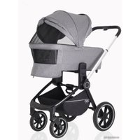 Универсальная коляска Rant MOWbaby Zoom PU (2 в 1, silver beige)