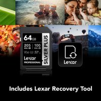 Карта памяти Lexar Professional SILVER PLUS SDXC LSDSIPL064G-BNNNG 64GB в Гомеле
