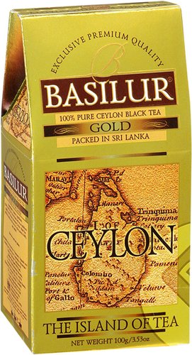 Черный чай Basilur Ceylon "The Island of Tea" Gold 100 г