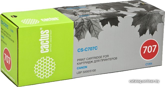 Картридж CACTUS CS-C707C (аналог Canon Cartridge 707 Cyan)