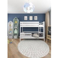 Двухъярусная кровать EcoWood Моритц 2 80х200 с бортиком ECO.001.00042.80-200.W