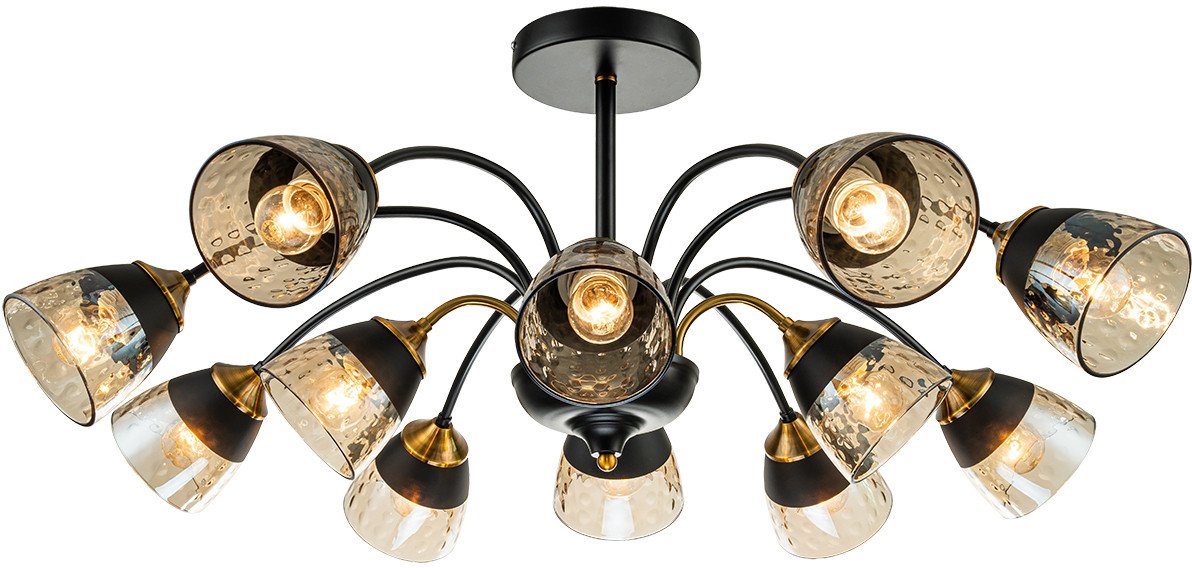 

Люстра средней высоты Escada 1148/12P (Black/Brass)