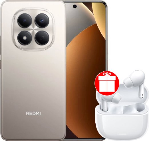 

Телефон Xiaomi Redmi Note 15 Pro 8GB/256GB международная версия (титановый) + наушники Xiaomi Redmi Buds 6 Lite (белый) по акции