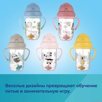 Поильник Canpol babies Exotic Animals 56/606 (270 мл, розовый)