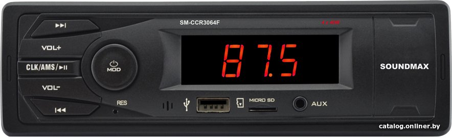 USB-магнитола Soundmax SM-CCR3064F
