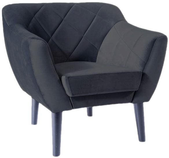 

Интерьерное кресло Signal Karo 1 Velvet Bluvel 19 (черный)