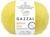 Super kid mohair new 64422 25 г 237 м (желтый)