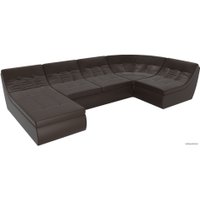 П-образный диван Лига диванов Холидей 101863 (коричневый)