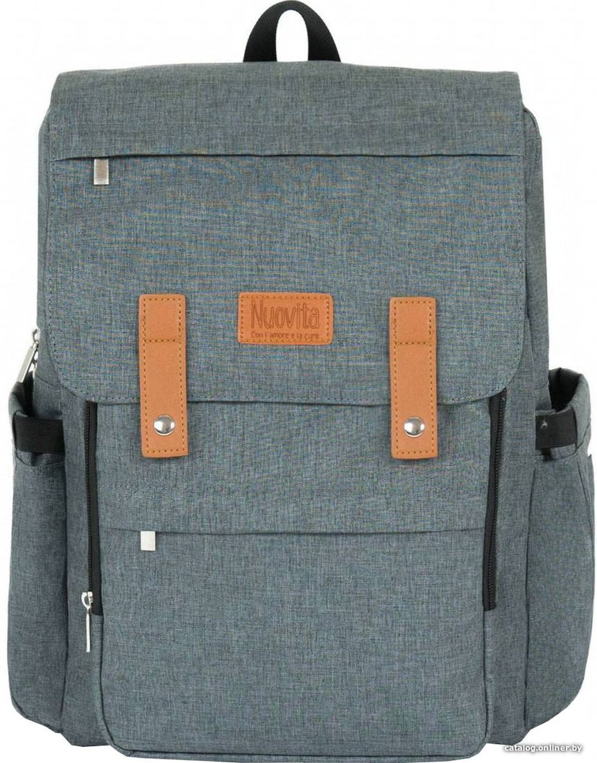 Рюкзак для мамы Nuovita CapCap Hipster (серый)