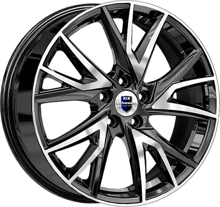 

Литые диски K&K Кайлас (КС1054) 18x6.5" 5x108мм DIA 63.35мм ET 50мм Алмаз черный