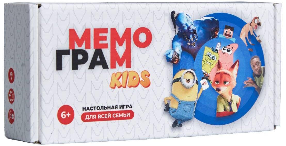 

Детская настольная игра Мемограм Kids