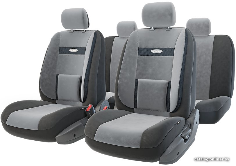 Комплект чехлов для сидений Autoprofi Comfort COM-1105 (черный/темно-серый)