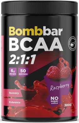 

BCAA Bombbar BCAA 2:1:1 (300 г, малина)