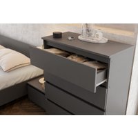 Комод Mio Tesoro Денвер 4 ящика (графит серый)