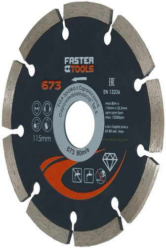 Отрезной диск алмазный  Faster Tools 673