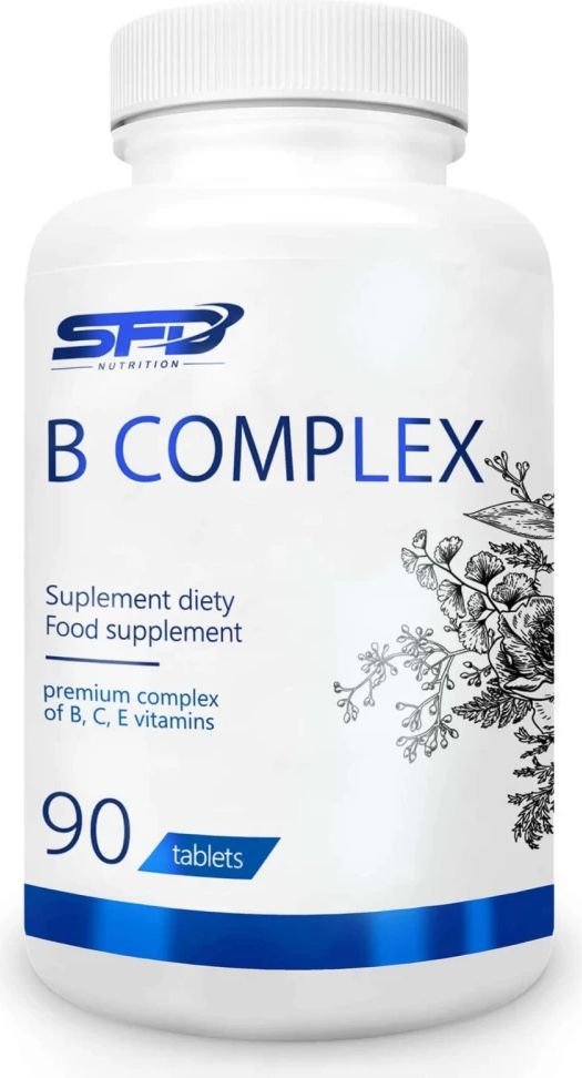 

Витамины, минералы SFD Nutrition B-complex (90 таблеток)