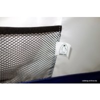 Палатка для зимней рыбалки Пингвин 3 с дышащим верхом (белый/синий)