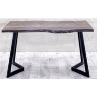 Кухонный стол Buro7 Уиллис 110 (с обзолом, дуб мореный/черный)