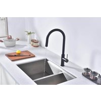 Смеситель Paulmark Galant Ga213077-GM (черный/вороненая сталь)