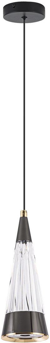 

Подвесная люстра LED4U L7121-1 СR-BK