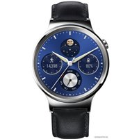 Умные часы Huawei Watch Classic Stainless Steel with Black Suture Leather Strap