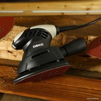 Дельташлифмашина Deko DKS200 063-4235 (черный)