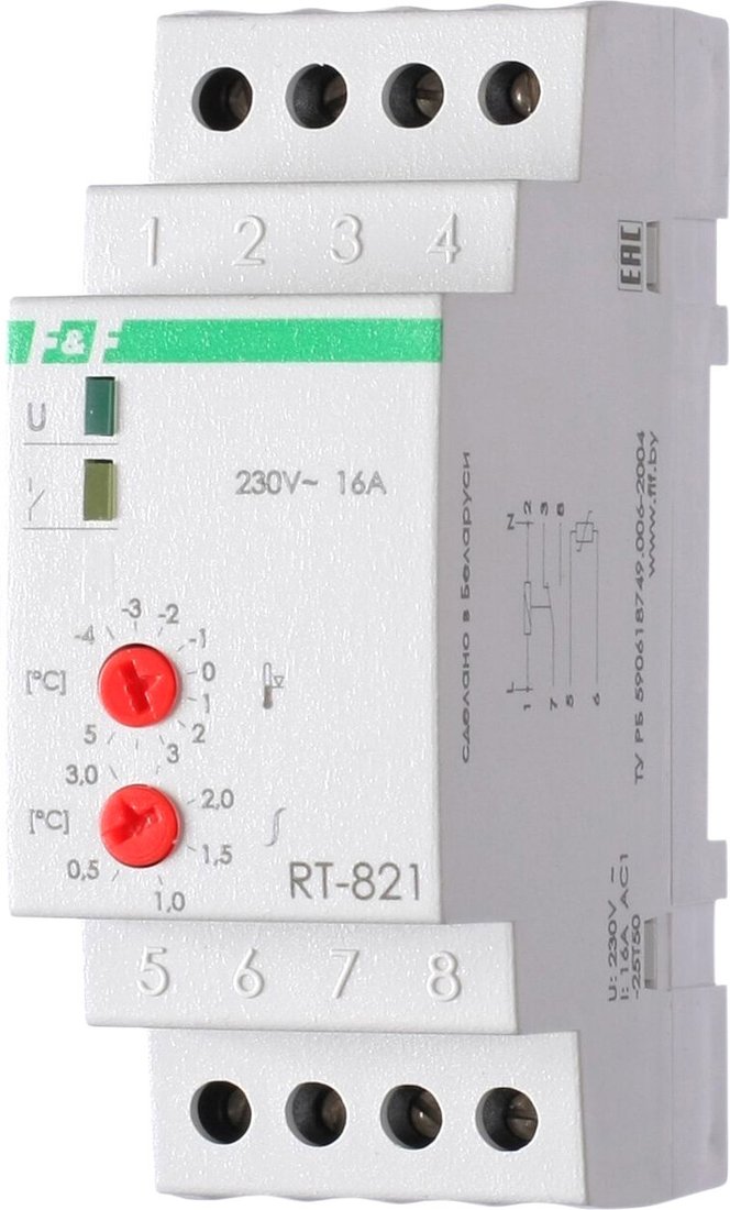 

Реле температуры Евроавтоматика F&F RT-821 EA07.001.003