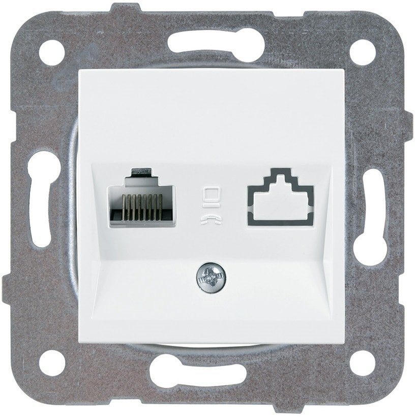 

Розетка компьютерная Panasonic Karre Plus WKTT04042WH-BY