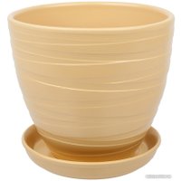 Вазон Вещицы Рельеф BH-99-2 2.4 л (песочный)